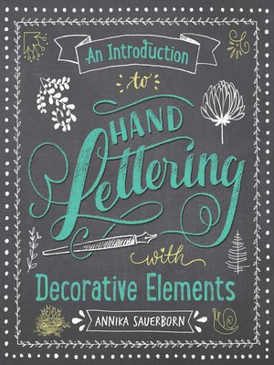 cover image of An Introduction to Hand Lettering with Decorative Elements